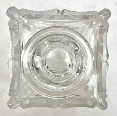 Crystal Set from Val Saint Lambert, Belgium, 1950s, Set of 3 for