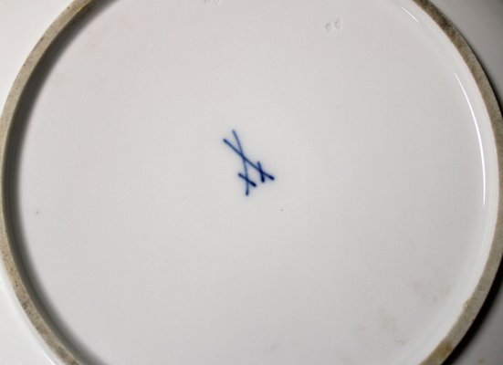 Meissen Mystic Plate イヤープレート 2001 M2595 4 Meissen Blue Onion Pattern 9.5