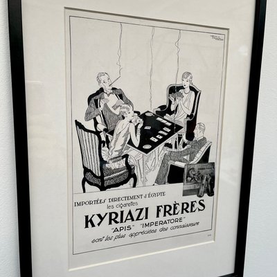 French Art Deco Advertising Print by Kyriazi Frères, 1920s for