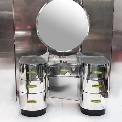 Vintage Aluminum Dressing Table for sale at Pamono