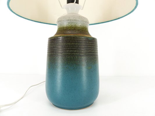 Blaue skandinavische Keramiklampe, 1960 bei Pamono kaufen
