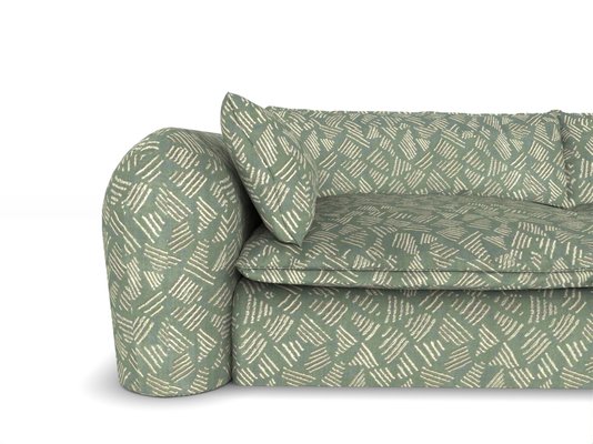 Modernes bequemes Sofa aus Seafoam Stoff von Collector bei Pamono kaufen