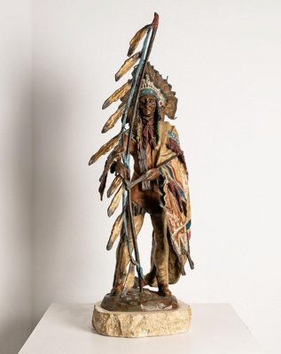 Carl Kauba, Peace, Polychrome Bronze Sculpture, 20th Century