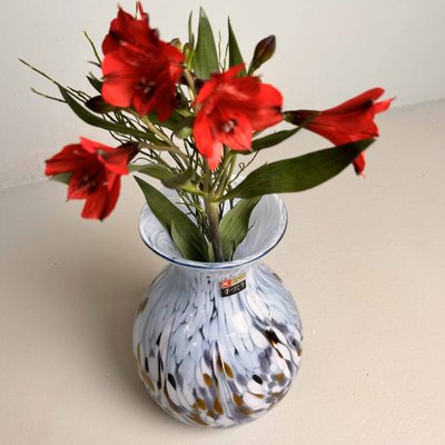 Mid-Century Kurata Glass Ikebana Vase, 1970s for sale at Pamono