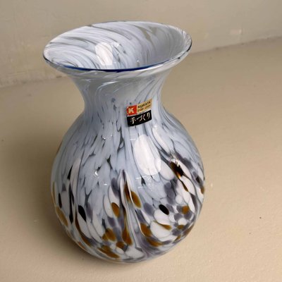 Mid-Century Kurata Glass Ikebana Vase, 1970s for sale at Pamono
