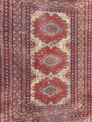 Vintage Pakistani Turkmen Style Rug, 1980s for sale at Pamono