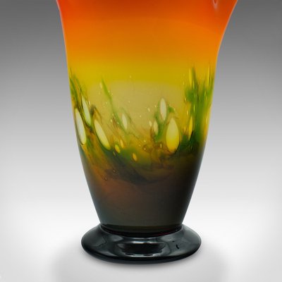 Large Vintage Italian Murano Flower Vase, 1970s for sale at Pamono