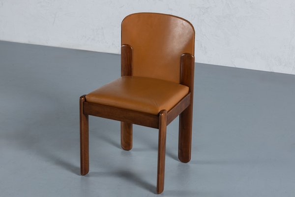 Silvio Coppola for Bernini Set of Four Dining Chairs in