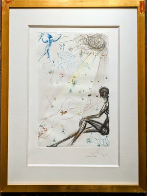 Salvador Dali, Black Girl of Jerusalem / Song of Songs, Hand
