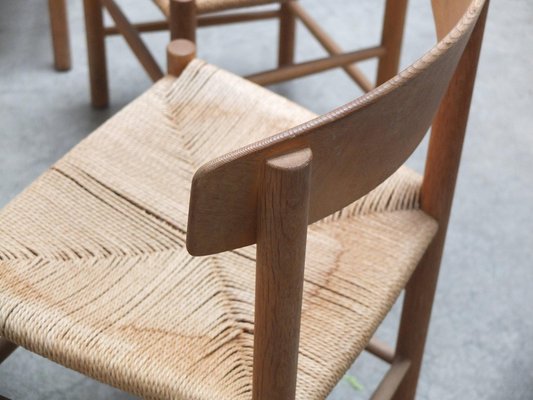 椅子 Borge Mogensen FDB Mobler J39 Dining Chairs by Børge Mogensen for FDB Møbler, 1947