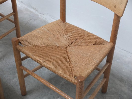 J39 Dining Chairs by Børge Mogensen for FDB Møbler, 1947, Set of 6
