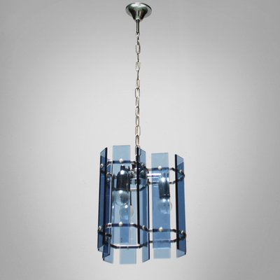 Faceted Glass Pendant Light vintage faceted glass pendant 1