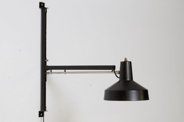 Mid Century Modern Wall Lamp From Hiemstra Evolux 1950s For Mid Century Modern Wall Lamp From