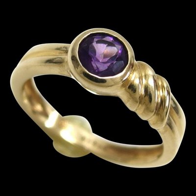 TIFFANY 1 grain amethyst style ring size 12 for sale at Pamono