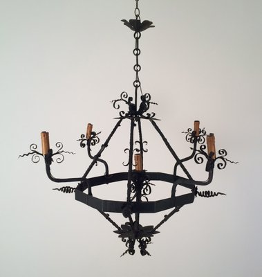 wrought iron chandeliers