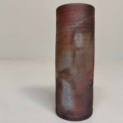 Japanese Pottery Flower Vase Bizen Ware (Tea Tool-29