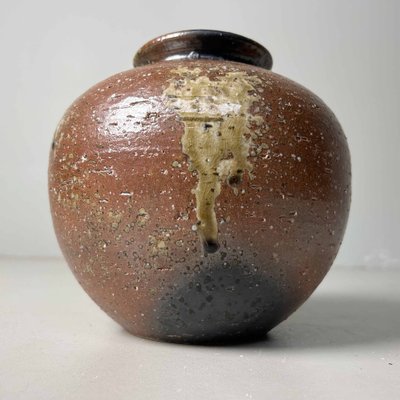 Mid-Century Shigaraki Ikebana Flower Vase, 1960s for sale at Pamono