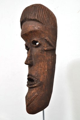 ヴィンテージ マスク 面 木彫り ガーナ 部族 儀式 Vintage West African Mask, 20th Century for sale at Pamono