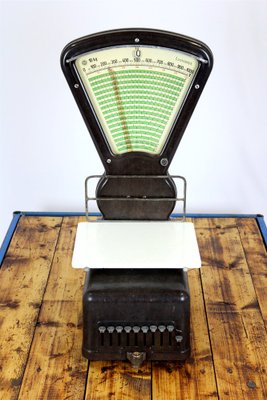 Große Lebensmittelwaage aus Bakelit, 1930er
