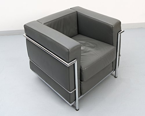 Poltrona LC2 di Le Corbusier Charlotte Perriand per Alivar, anni