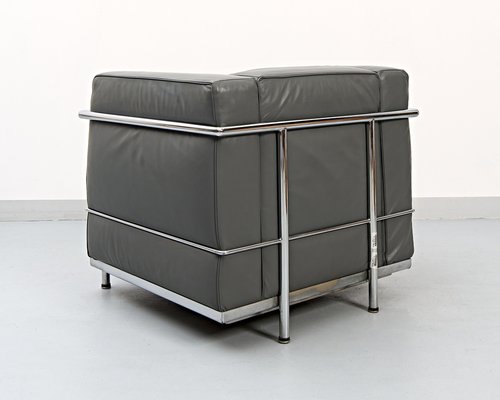 LC2 Club Chair by Le Corbusier & Charlotte Perriand for Alivar