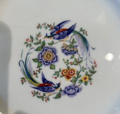 Dessertteller aus Porzellan von La Seynie, 6 . Set