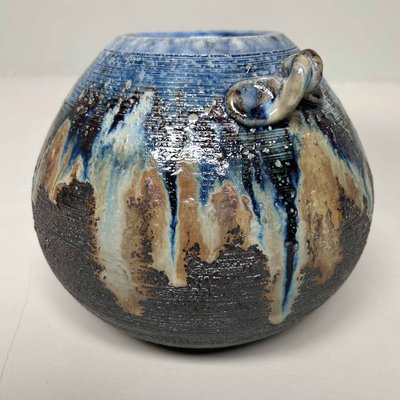 Vintage Shigaraki-Yaki Ikebana Flower Vase, 1960s for sale at Pamono