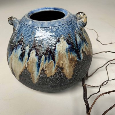 Vintage Shigaraki-Yaki Ikebana Flower Vase, 1960s for sale at Pamono