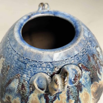 Vintage Shigaraki-Yaki Ikebana Flower Vase, 1960s for sale at Pamono