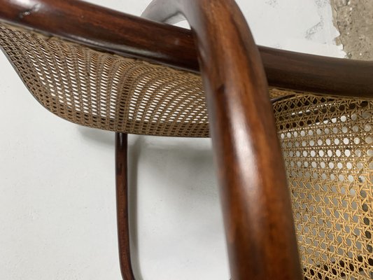 Vintage Thonet A811 Armchairs in Rattan by Josef Frank for Thonet 1930s Set of 2