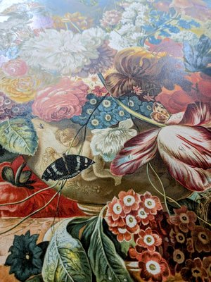 Joseph Nigg, Still Life with Flowers, Nest and Butterflies