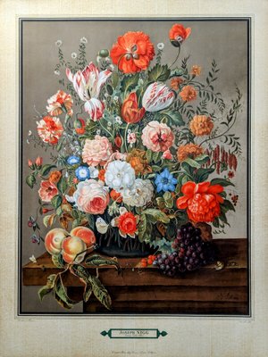 Joseph Nigg, Still Life with Flowers, Fruits and Insects