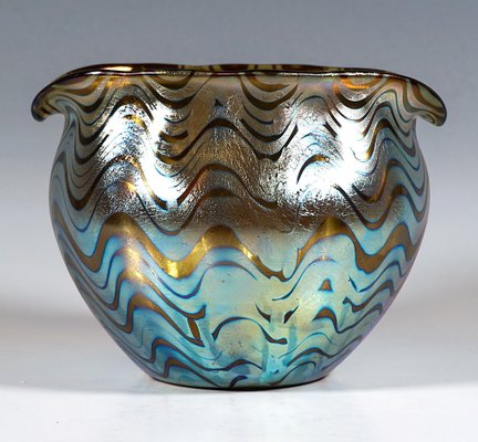Art Nouveau Glass Vase Phenomenon Gre Crete 7767 from Loetz