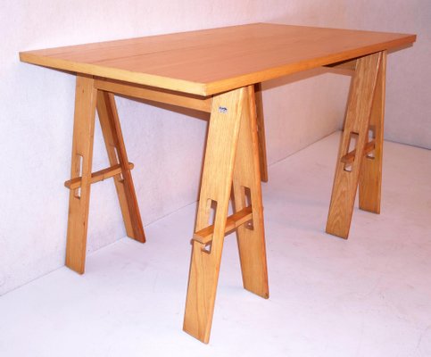 Achille Castiglioni Tavolo Con Cavalletti Design Tavoli Scrivania