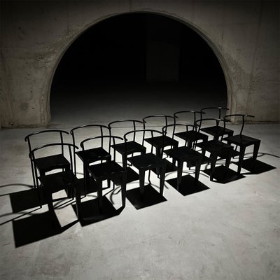 Dr Glob Chairs by Philip Starck for Kartell, 1980s, Set of 12 for
