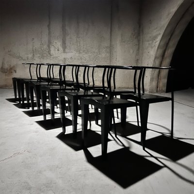 Dr Glob Chairs by Philip Starck for Kartell, 1980s, Set of Dr Glob Chairs by Philip Starck for Kartell, 1980s, Set of
