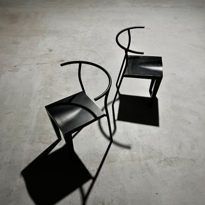 Sillas Dr Glob de Philip Starck para Kartell, años 80. Juego de 12