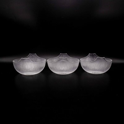 Large Japanese Bowls by Hoya Crystal, 1960s, Set of 8 for sale at