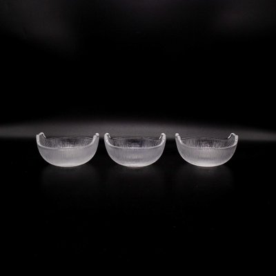 Large Japanese Bowls by Hoya Crystal, 1960s, Set of 8 for sale at