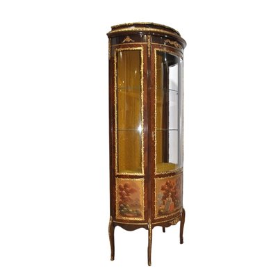 Vintage metal display cabinet discount