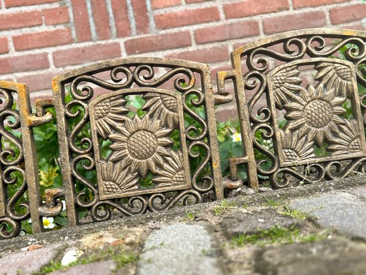 Recinzione Da Giardino In Metallo Nero 20 Pannelli Pieghevoli Per Aiuole E Percorsi – Facile Da Installare Senza Attrezzi