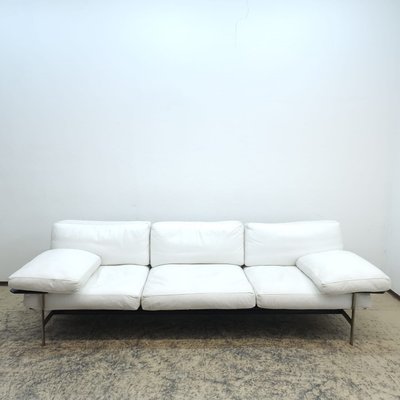 3-Seater Sofa in Leather by Antonio Citterio for B&b Italia C&b