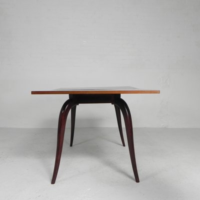 Gaming Table with Folding and Rotating Top, 1950s for sale