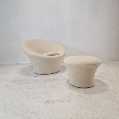 Set of Mushroom Armchair and Ottoman by Pierre Paulin for Artifort