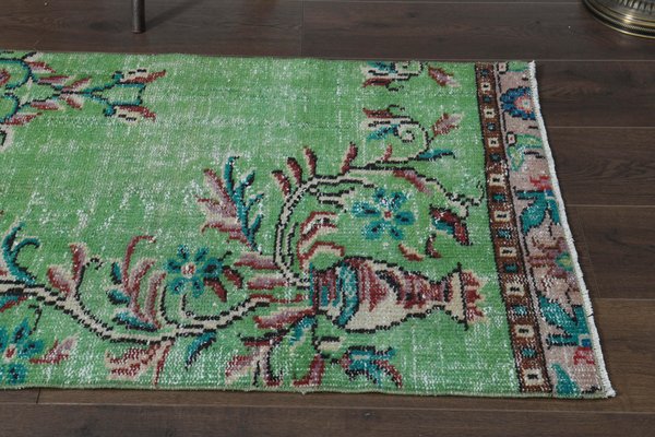 142×244 \"Green tea\" ViNTAGE TURKiSH RUG 142×244 Green tea ViNTAGE TURKiSH RUG