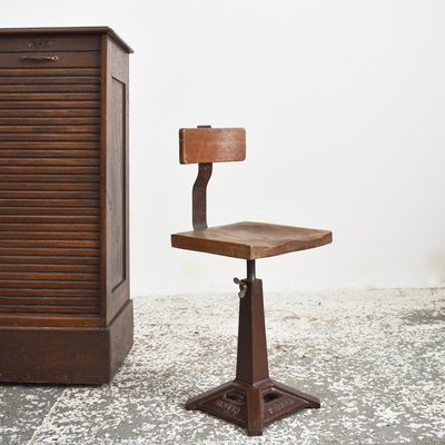 Vintage Singer Swivel Desk Chair 1940s