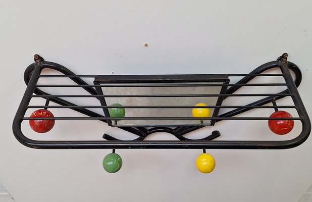 Mid Century French Coat Rack in the style of Roger Feraud for sale at Pamono