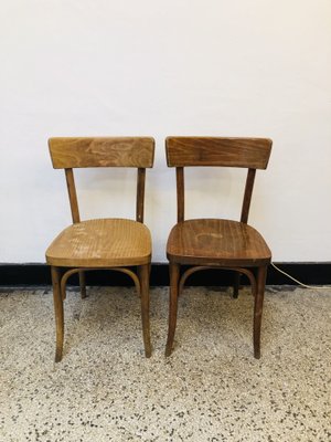 Vintage Cafe Chairs by Thonet 1920s Set of 2