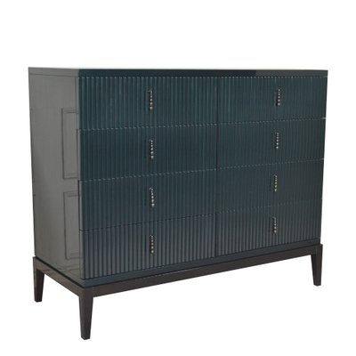 green and black dresser Black & Green Dresser with Mirror – Raggs to Riches main image 0