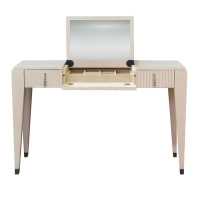 beige dressing table Swan Dressing Table, Gold | Modern Dressing Table main image 0